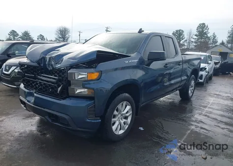 2020 Chevrolet Silverado 1500 2Wd Double Cab Standard Bed Custom from USA, damaged, VIN 1GCRWBEH6LZ379201